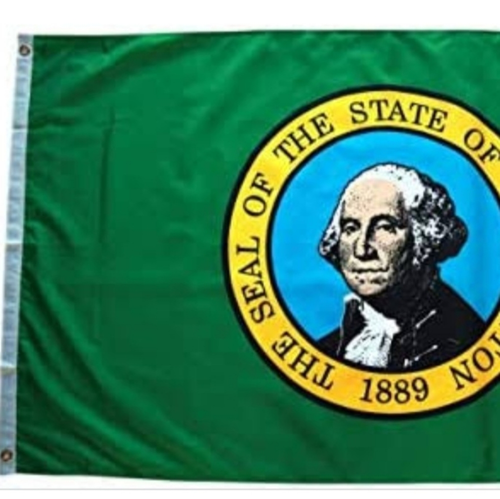 Seal of the state of Washington flag
